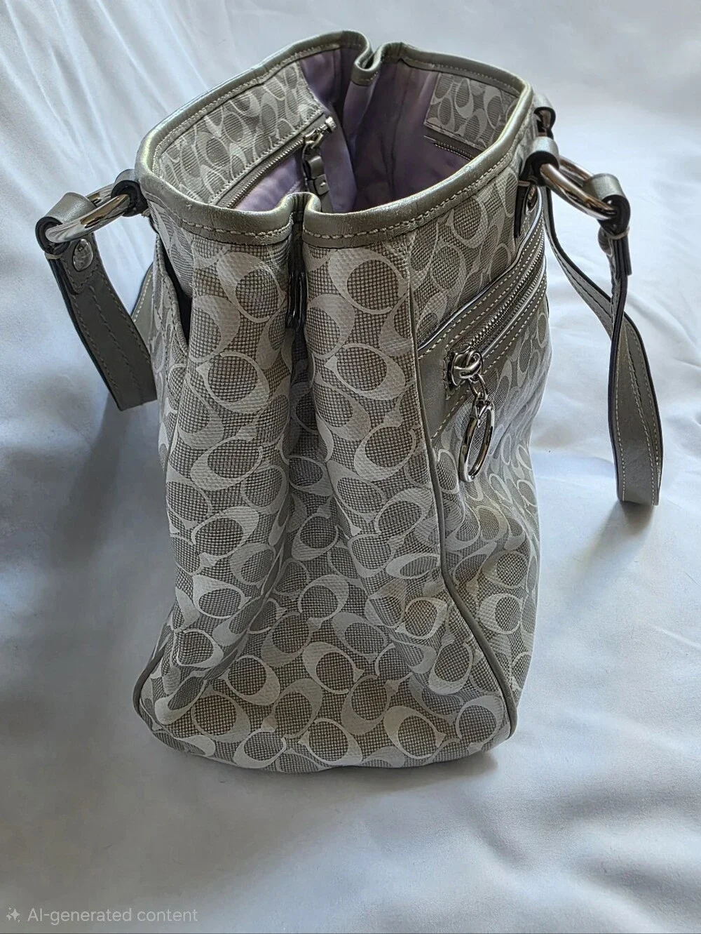 Coach signature tote